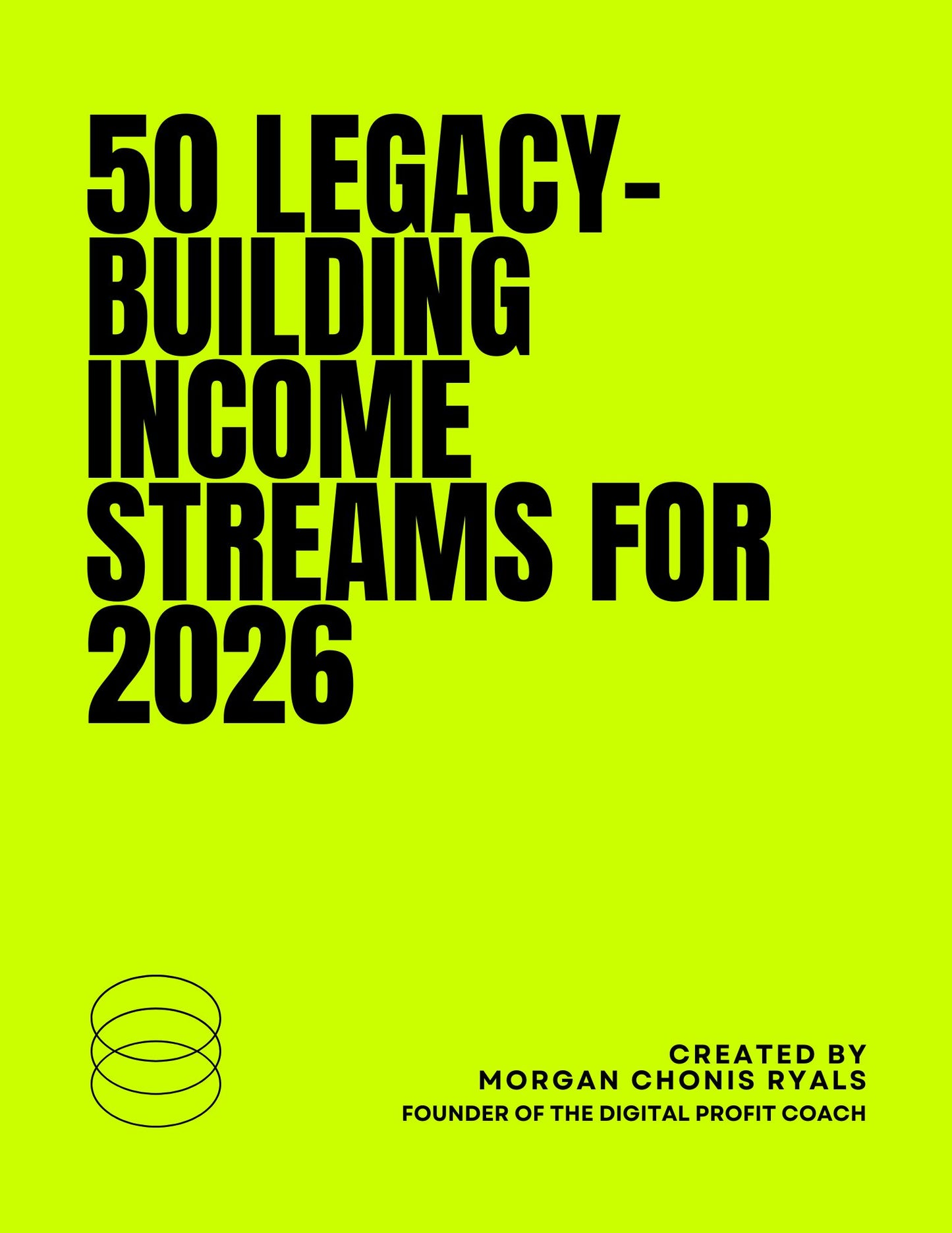 50 Legacy-Building Income Streams for 2026 (Free Download)