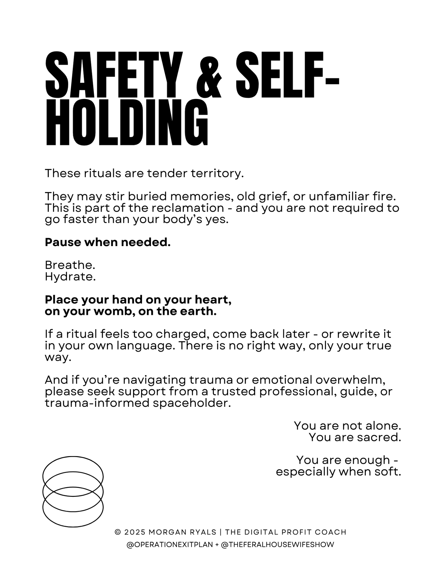 The Reclamation: 5 Rituals of Power, Voice & Erotic Fire (Digital Ritual Guide)